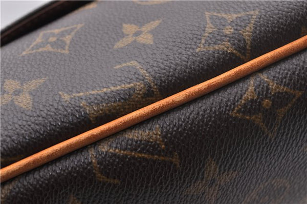 Authentic Louis Vuitton Monogram Musette Shoulder Cross Body Bag M51256 LV 2755D