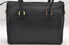Authentic GUCCI Vintage 2Way Shoulder Hand Bag Purse Leather Black 2755E
