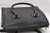 Authentic GUCCI Vintage 2Way Shoulder Hand Bag Purse Leather Black 2755E
