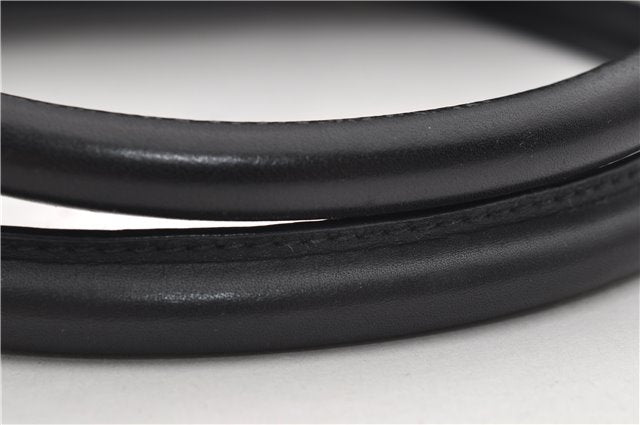 Authentic GUCCI Vintage 2Way Shoulder Hand Bag Purse Leather Black 2755E