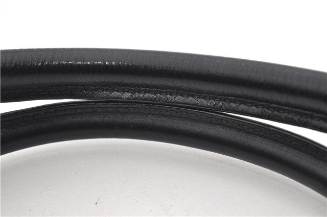 Authentic GUCCI Vintage 2Way Shoulder Hand Bag Purse Leather Black 2755E