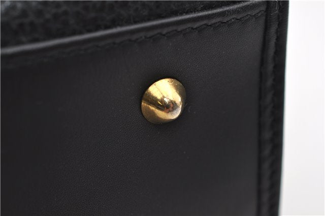 Authentic GUCCI Vintage 2Way Shoulder Hand Bag Purse Leather Black 2755E
