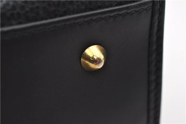 Authentic GUCCI Vintage 2Way Shoulder Hand Bag Purse Leather Black 2755E