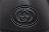 Authentic GUCCI Vintage 2Way Shoulder Hand Bag Purse Leather Black 2755E