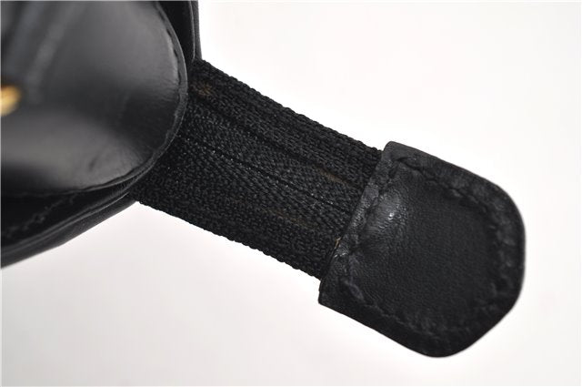 Authentic GUCCI Vintage 2Way Shoulder Hand Bag Purse Leather Black 2755E