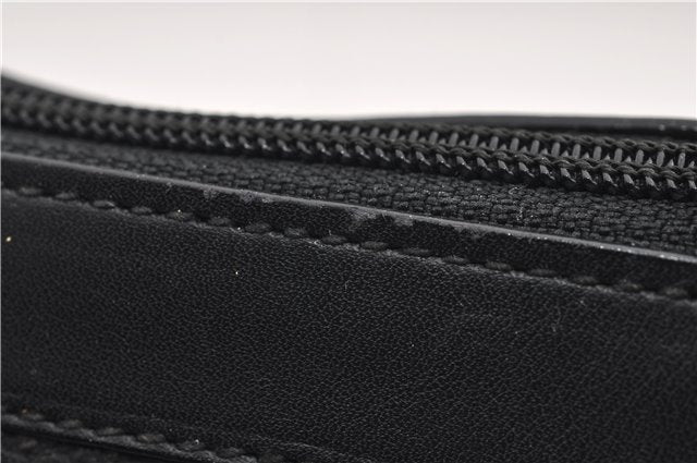 Authentic GUCCI Vintage 2Way Shoulder Hand Bag Purse Leather Black 2755E