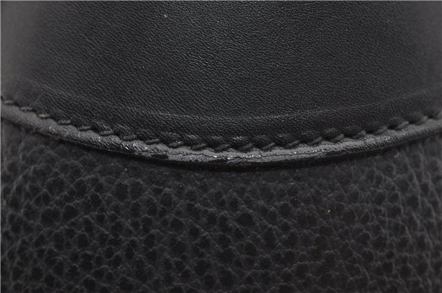 Authentic GUCCI Vintage 2Way Shoulder Hand Bag Purse Leather Black 2755E