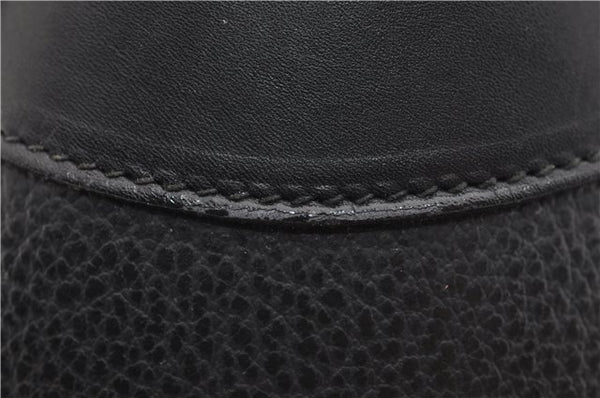 Authentic GUCCI Vintage 2Way Shoulder Hand Bag Purse Leather Black 2755E