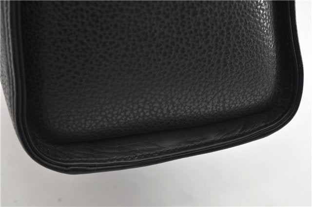 Authentic GUCCI Vintage 2Way Shoulder Hand Bag Purse Leather Black 2755E