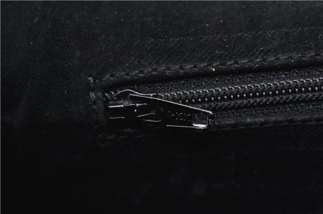 Authentic GUCCI Vintage 2Way Shoulder Hand Bag Purse Leather Black 2755E