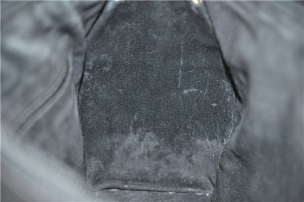 Authentic GUCCI Vintage 2Way Shoulder Hand Bag Purse Leather Black 2755E