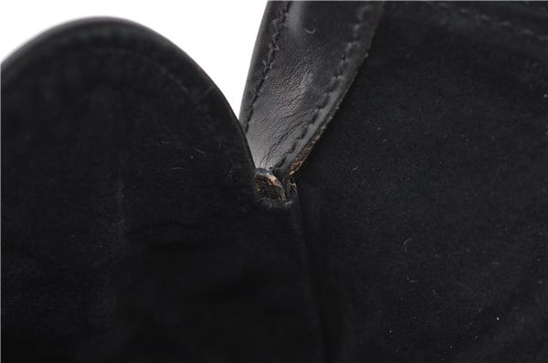 Authentic GUCCI Vintage 2Way Shoulder Hand Bag Purse Leather Black 2755E