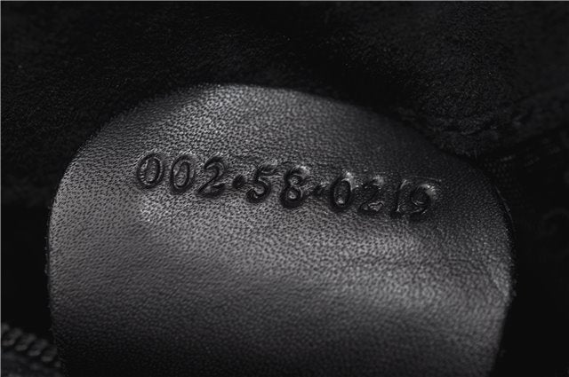 Authentic GUCCI Vintage 2Way Shoulder Hand Bag Purse Leather Black 2755E