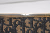 Authentic Christian Dior Trotter Clutch Hand Bag Purse Canvas Leather Blue 2755I