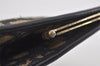 Authentic Christian Dior Trotter Clutch Hand Bag Purse Canvas Leather Blue 2755I