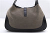 Authentic GUCCI Jackie Shoulder Hand Bag Canvas Leather 0013306 Black 2756E