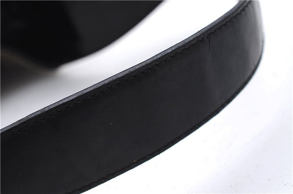 Authentic GUCCI Jackie Shoulder Hand Bag Canvas Leather 0013306 Black 2756E