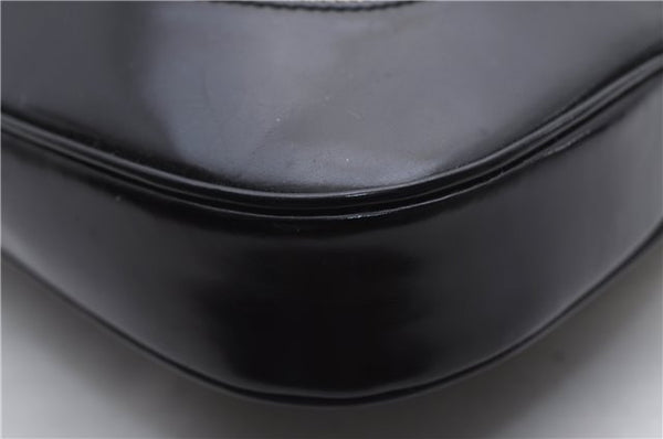 Authentic GUCCI Jackie Shoulder Hand Bag Canvas Leather 0013306 Black 2756E