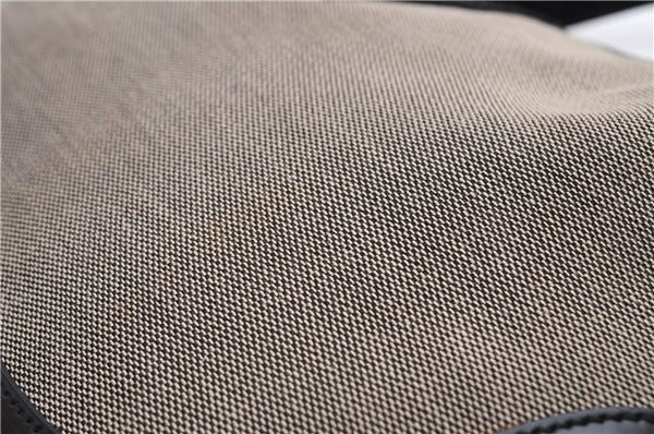 Authentic GUCCI Jackie Shoulder Hand Bag Canvas Leather 0013306 Black 2756E