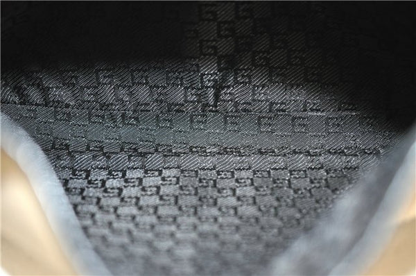 Authentic GUCCI Jackie Shoulder Hand Bag Canvas Leather 0013306 Black 2756E