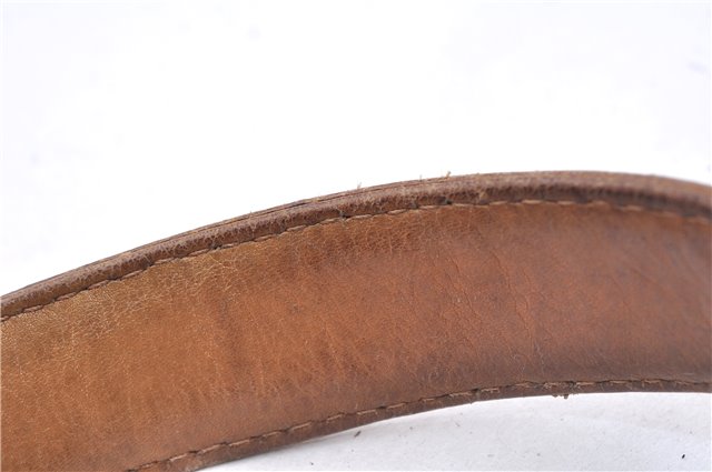 Authentic GUCCI Horsebit Shoulder Hand Bag Purse Leather 101975 Beige 2757E