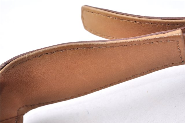 Authentic GUCCI Horsebit Shoulder Hand Bag Purse Leather 101975 Beige 2757E