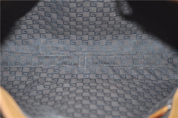 Authentic GUCCI Horsebit Shoulder Hand Bag Purse Leather 101975 Beige 2757E