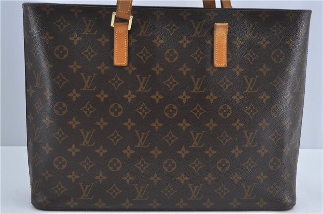 Authentic Louis Vuitton Monogram Luco Shoulder Tote Bag M51155 LV Junk 2758D