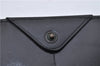 Authentic FENDI Vintage Zucca Long Wallet Purse Canvas Leather Black 2758F