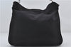 Authentic GUCCI Bamboo Vintage 2Way Shoulder Tote Bag Nylon Leather Black 2760E