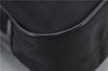 Authentic GUCCI Bamboo Vintage 2Way Shoulder Tote Bag Nylon Leather Black 2760E