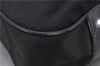 Authentic GUCCI Bamboo Vintage 2Way Shoulder Tote Bag Nylon Leather Black 2760E