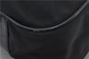 Authentic GUCCI Bamboo Vintage 2Way Shoulder Tote Bag Nylon Leather Black 2760E