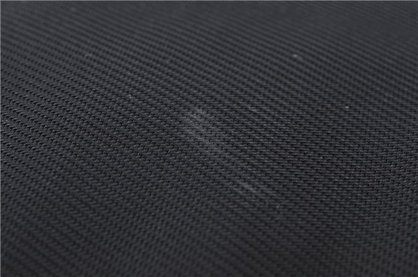 Authentic GUCCI Bamboo Vintage 2Way Shoulder Tote Bag Nylon Leather Black 2760E