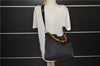 Authentic GUCCI Bamboo Vintage 2Way Shoulder Tote Bag Nylon Leather Black 2760E