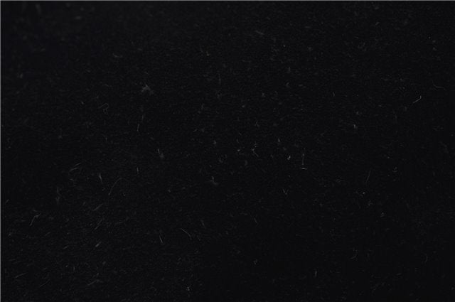 Authentic GUCCI Bamboo Shoulder Hand Bag Purse Suede Leather 0013739 Black 2761E