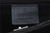 Authentic GUCCI Bamboo Shoulder Hand Bag Purse Suede Leather 0013739 Black 2761E