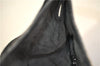 Authentic GUCCI Bamboo Shoulder Hand Bag Purse Suede Leather 0013739 Black 2761E