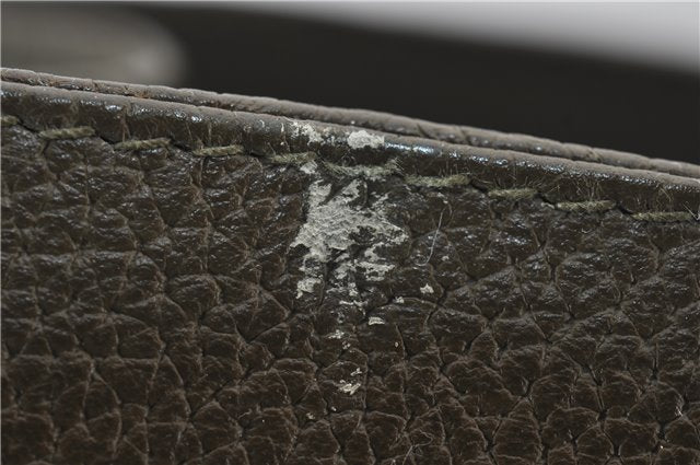 Authentic GUCCI Bamboo Vintage Hand Tote Bag Suede Leather Khaki Green 2762E