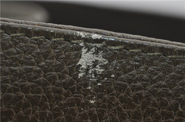 Authentic GUCCI Bamboo Vintage Hand Tote Bag Suede Leather Khaki Green 2762E