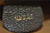 Authentic GUCCI Bamboo Vintage Hand Tote Bag Suede Leather Khaki Green 2762E