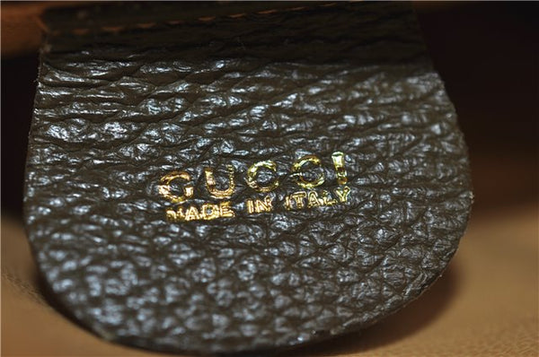 Authentic GUCCI Bamboo Vintage Hand Tote Bag Suede Leather Khaki Green 2762E