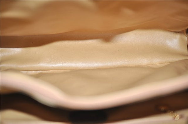 Authentic GUCCI Bamboo Vintage Hand Tote Bag Suede Leather Khaki Green 2762E