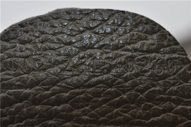 Authentic GUCCI Bamboo Vintage Hand Tote Bag Suede Leather Khaki Green 2762E