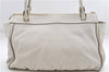 Authentic GUCCI Abbey Vintage Shoulder Tote Bag Leather 189831 White 2764E