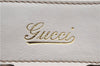Authentic GUCCI Abbey Vintage Shoulder Tote Bag Leather 189831 White 2764E
