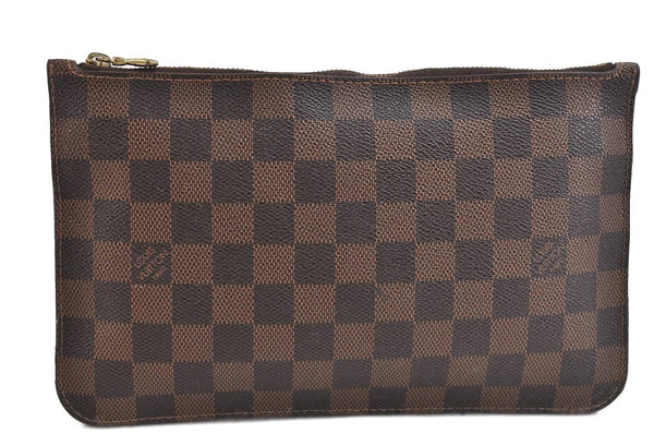 Authentic Louis Vuitton Damier Neverfull Pouch Purse Clutch LV 2766D