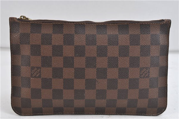 Authentic Louis Vuitton Damier Neverfull Pouch Purse Clutch LV 2766D