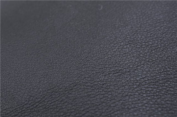 Authentic GUCCI Bamboo Vintage 2Way Shoulder Hand Bag Purse Leather Black 2766E