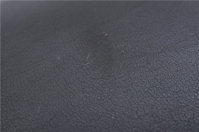 Authentic GUCCI Bamboo Vintage 2Way Shoulder Hand Bag Purse Leather Black 2766E